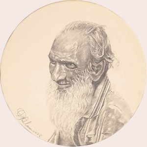 Ghulam Markhat, 8 x 8 inch, Graphite on Paper, Figurative Painting, AC-GHM-003 Ghulam Markhat, 8 x 8 inch, Graphite on Paper, Figurative Painting, AC-GHM-003